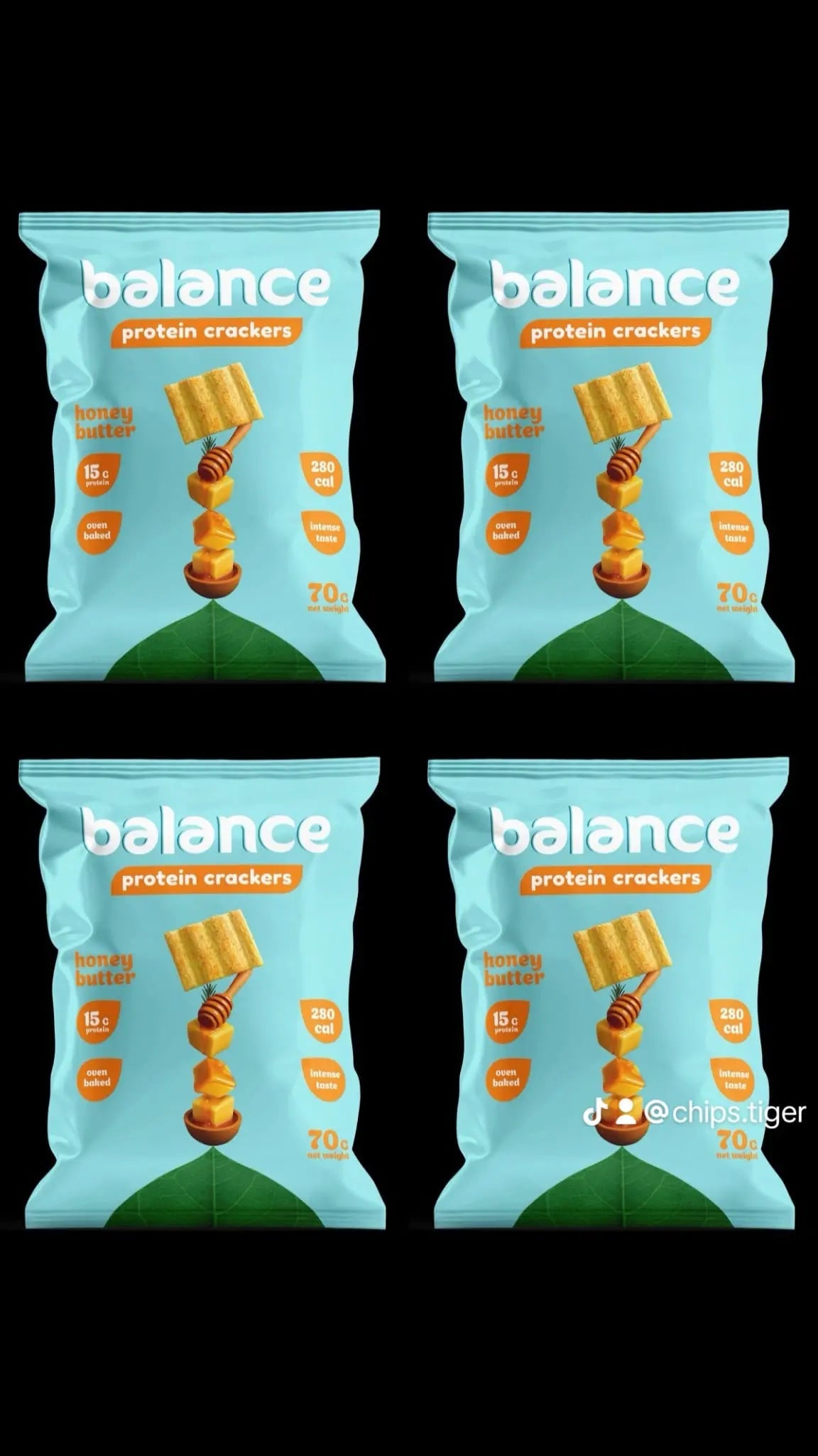 Balance Crackers with Honey Butter – 15g Protein - fresh produced.