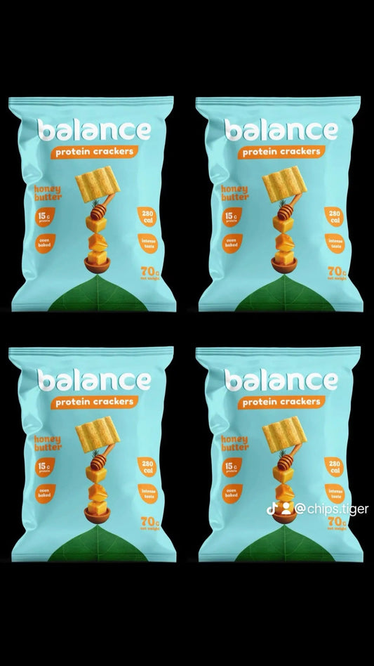 Balance Crackers with Honey Butter – 15g Protein - fresh produced.