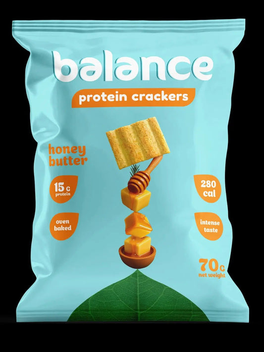 Balance Crackers with Honey Butter – 15g Protein - fresh produced.