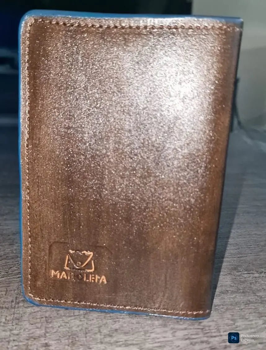 Egyptian symbol passport cover Eye of Horus - fresh produced.