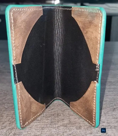 Egyptian symbol passport cover Eye of Horus - fresh produced.