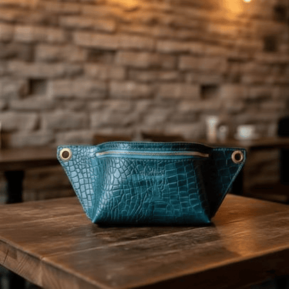 Handgemaakte Leren Tas - Tabaksbruin - fresh produced.