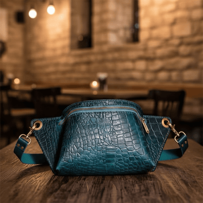 Handgemaakte Leren Tas - Tabaksbruin - fresh produced.