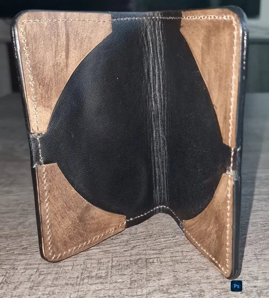 Handmade Genuine Leather Passport Cover - Cleopatra - fresh produced.