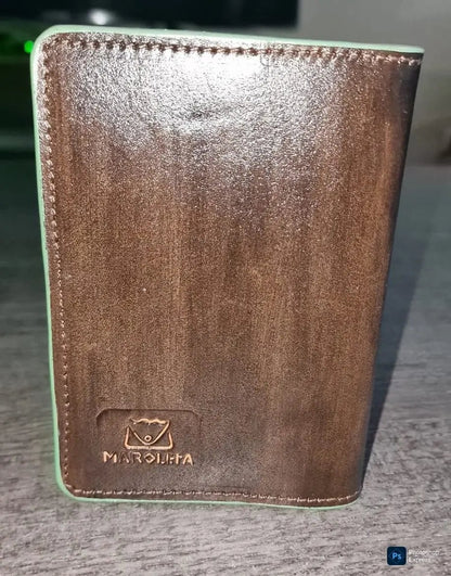 Handmade Genuine Leather Passport Cover - Cleopatra's Sister - fresh produced.