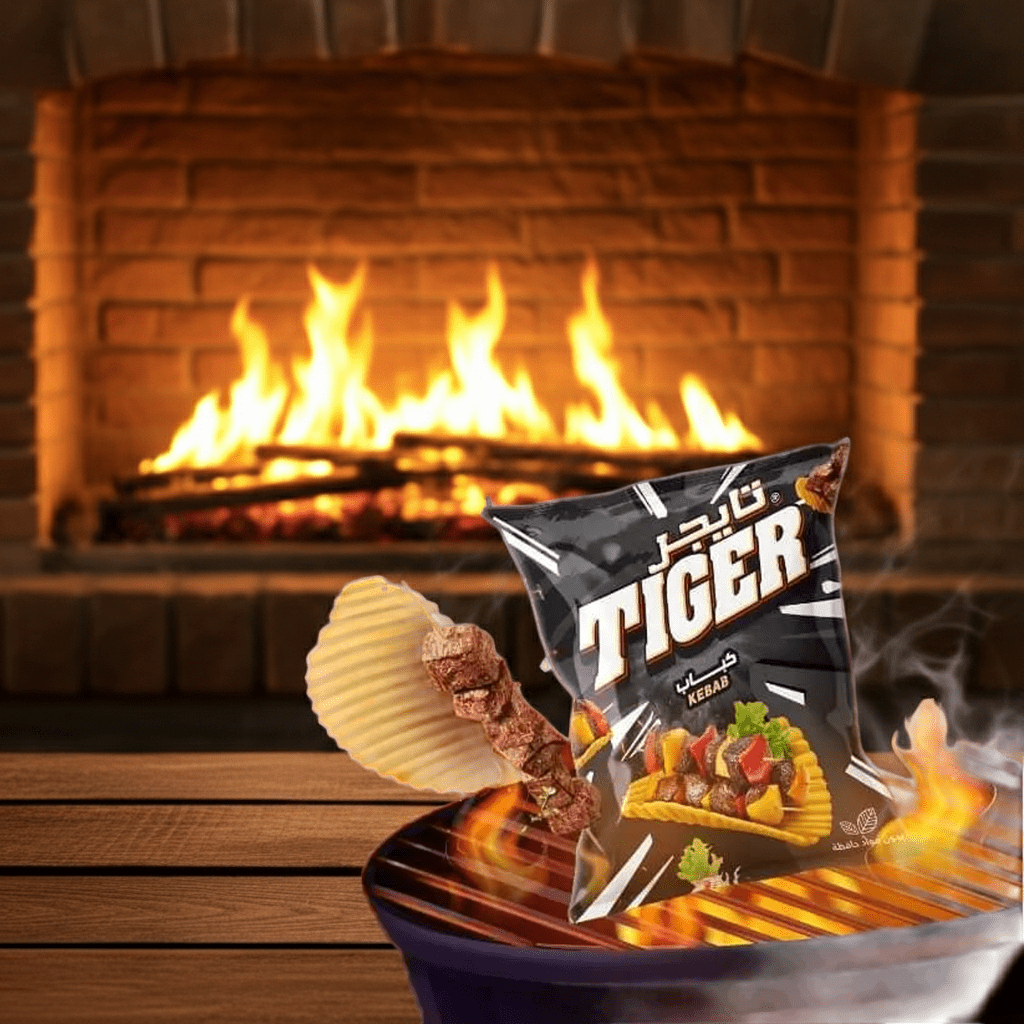 kebab - tiger - chips - 12x90 gram - fresh produced.