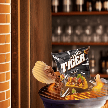 kebab - tiger - chips - 12x90 gram - fresh produced.