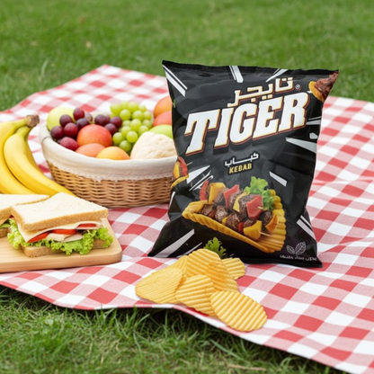 kebab - tiger - chips - 12x90 gram - fresh produced.