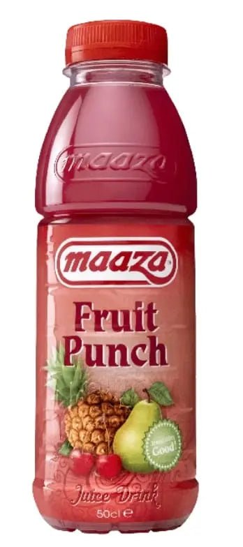 Maaza | Fruit Punch | Pet Bottle | 12 x 0.5 Liter - fresh produced.