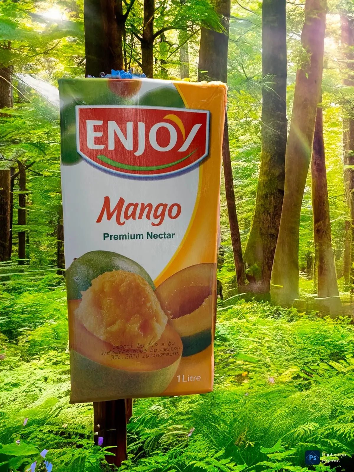Mango Enjoy Fruit Juice in Egypt. 12 x 1 Liter - fresh produced.