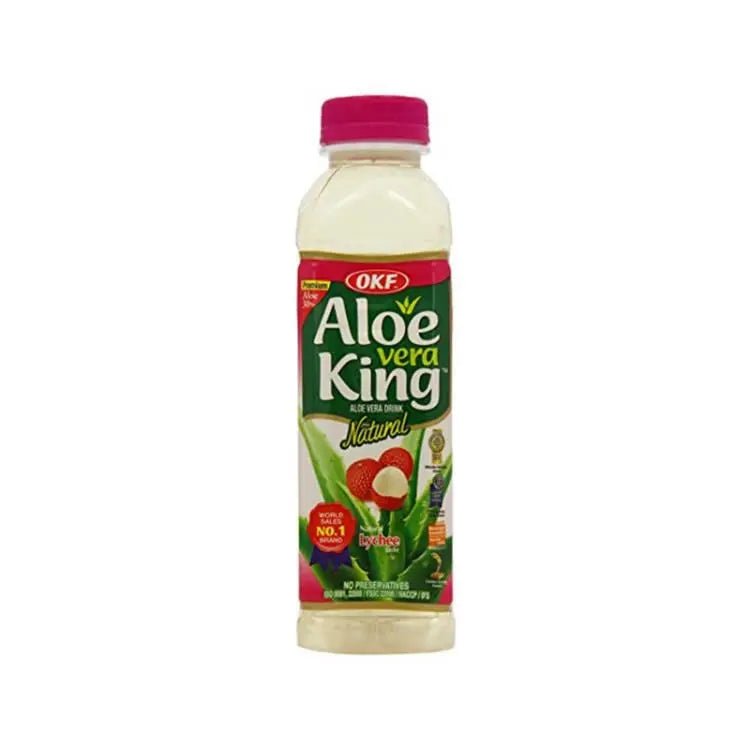 OKF - Aloe Vera king - Original Natural Lychee 20 x 500 ml, 1 dose - fresh produced.