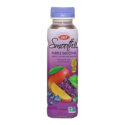 OKF Smoothie Purple (Mixed Fruit Drinks With Lactobacillus) 20x350 Ml - fresh produced.