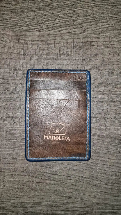 Pharaoh Handmade Genuine Leather Wallet - Pharaonic Falcon Eye - fresh produced.