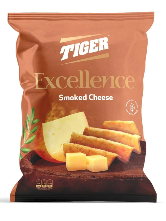 Smoked Cheese - Tiger Excellence - 10X90 Gram - fresh produced.